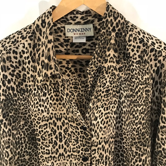 Vintage Leopard Blouse - Picture 2 of 4